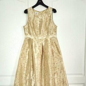 Yellow Gold A-Line Dress